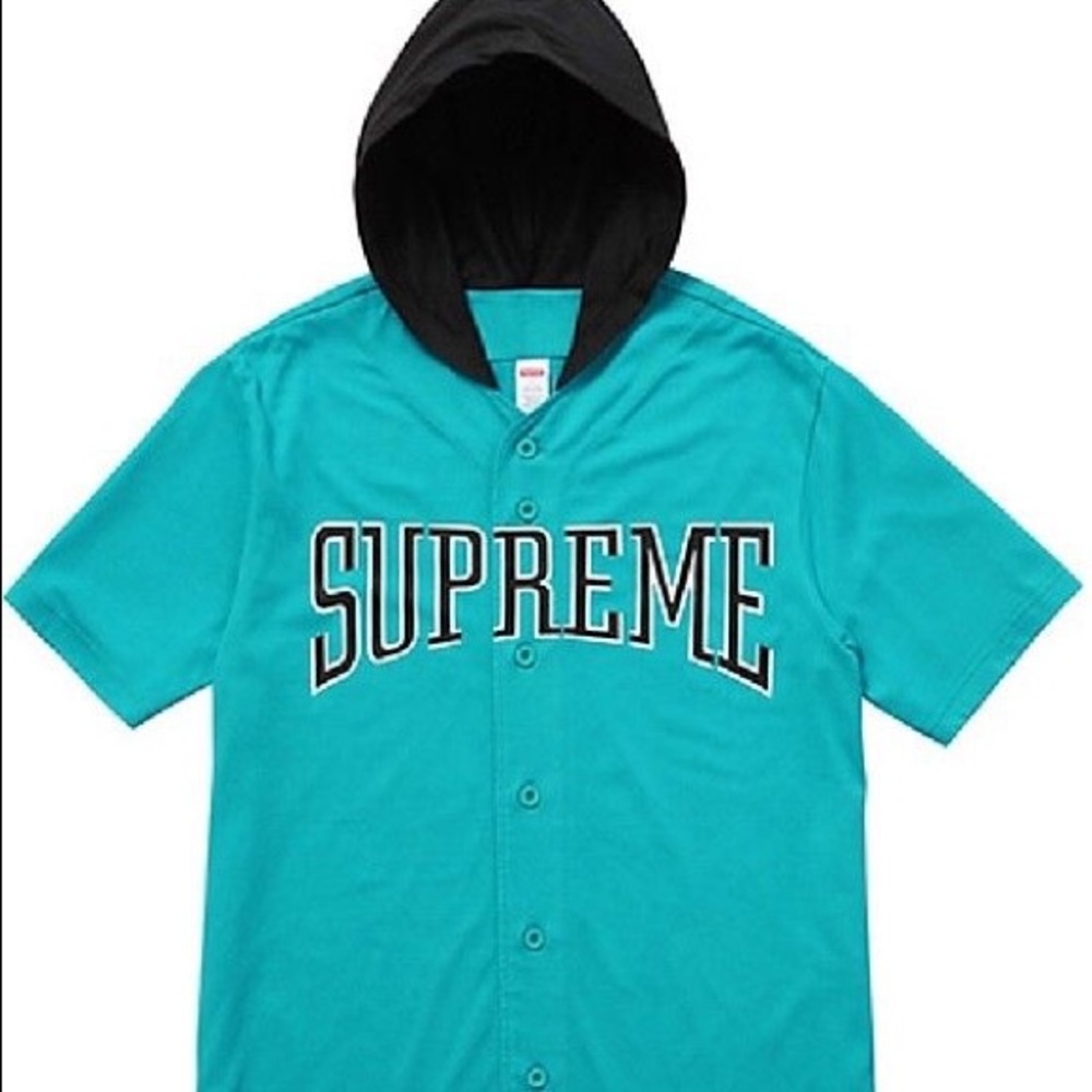Supreme Hooded Baseball Jersey